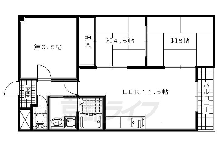 京都府京田辺市田辺中央２丁目 新田辺駅 3LDK マンション 賃貸物件詳細