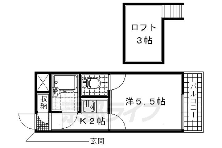 京都府八幡市八幡馬場 石清水八幡宮駅 1K アパート 賃貸物件詳細