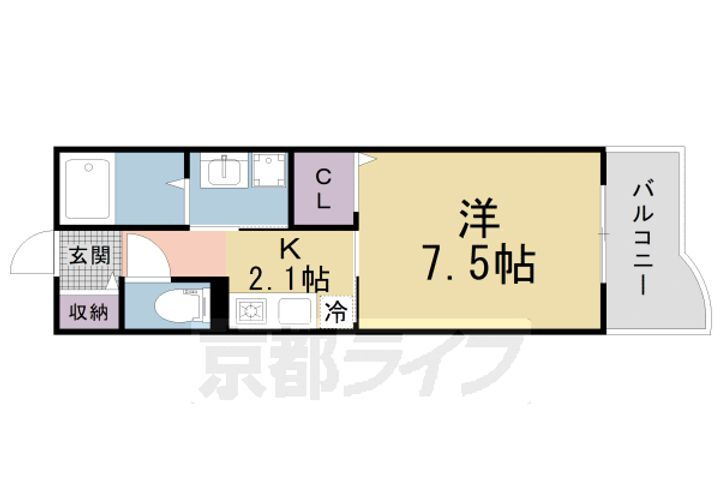 京都府京田辺市東鍵田 新田辺駅 1K マンション 賃貸物件詳細