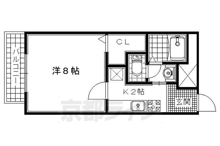 京都府京田辺市田辺道場 京田辺駅 1K マンション 賃貸物件詳細
