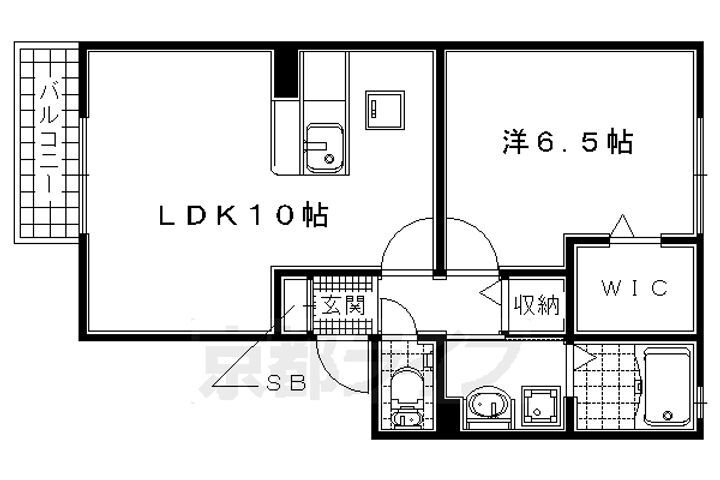 京都府木津川市市坂 木津駅 1LDK アパート 賃貸物件詳細