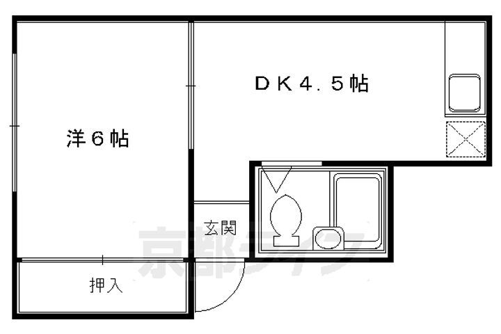 京都府京都市中京区壬生坊城町 大宮駅 1DK マンション 賃貸物件詳細