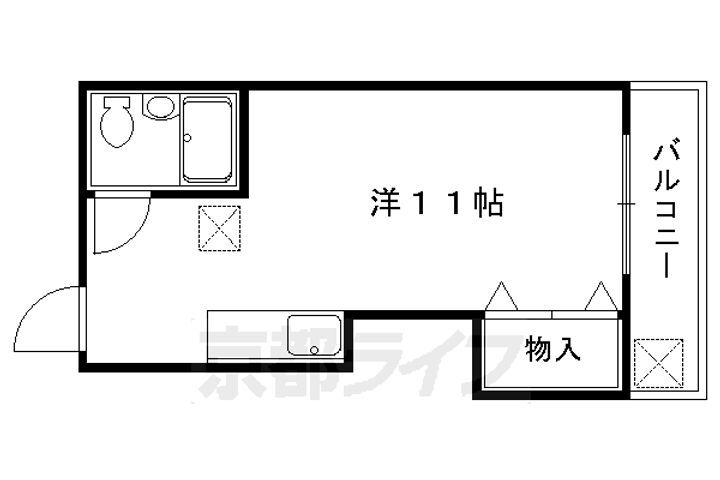 京都府京都市北区上賀茂池端町 北山駅 1K アパート 賃貸物件詳細