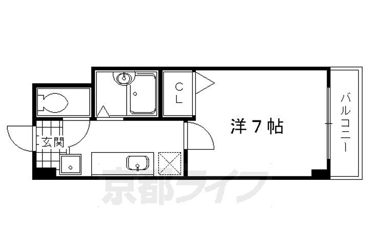 京都府京都市左京区一乗寺大原田町 一乗寺駅 1K マンション 賃貸物件詳細