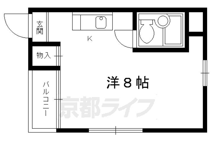 京都府京都市北区小山町 鞍馬口駅 ワンルーム マンション 賃貸物件詳細