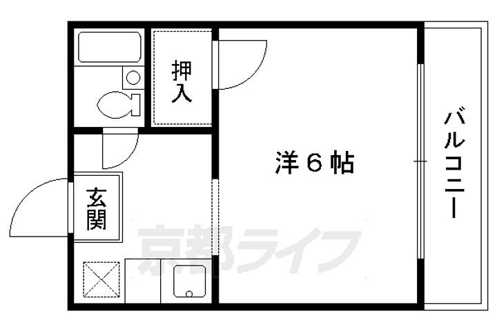 京都府京都市左京区北白川西伊織町 一乗寺駅 ワンルーム アパート 賃貸物件詳細