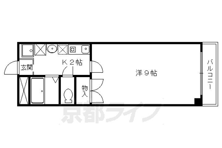 京都府京都市左京区岩倉長谷町 岩倉駅 1K マンション 賃貸物件詳細