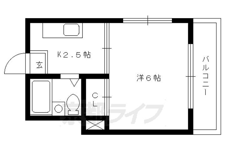 京都府京都市北区紫野宮東町 鞍馬口駅 1K マンション 賃貸物件詳細