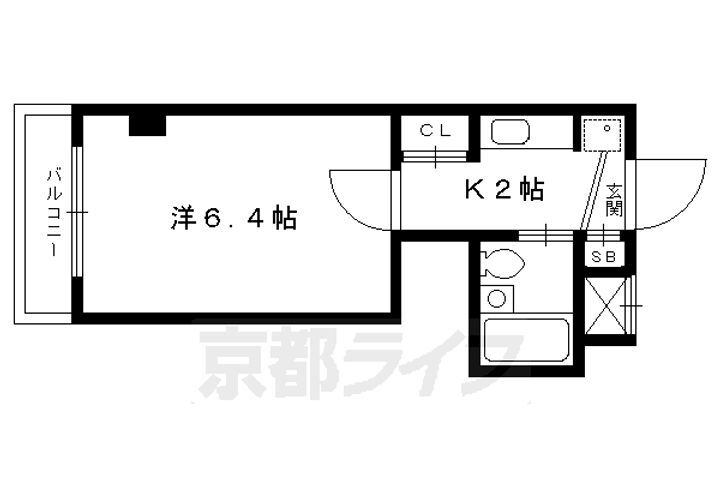 京都府京都市北区西賀茂南大栗町 北大路駅 1K マンション 賃貸物件詳細