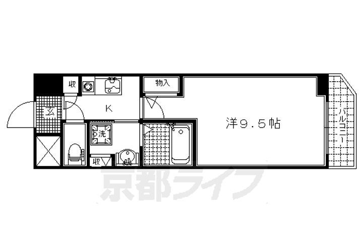 ＳＷＩＳＳ京都堀川ＷＥＳＴ 7階 1K 賃貸物件詳細