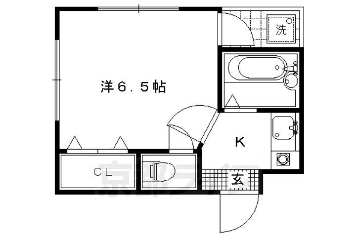 京都府京都市北区鷹峯旧土居町 北大路駅 1K マンション 賃貸物件詳細
