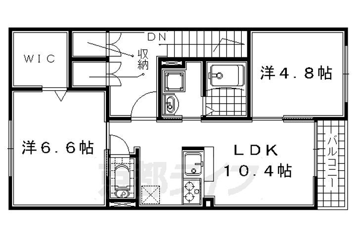 京都府宇治市神明 大久保駅 2LDK アパート 賃貸物件詳細