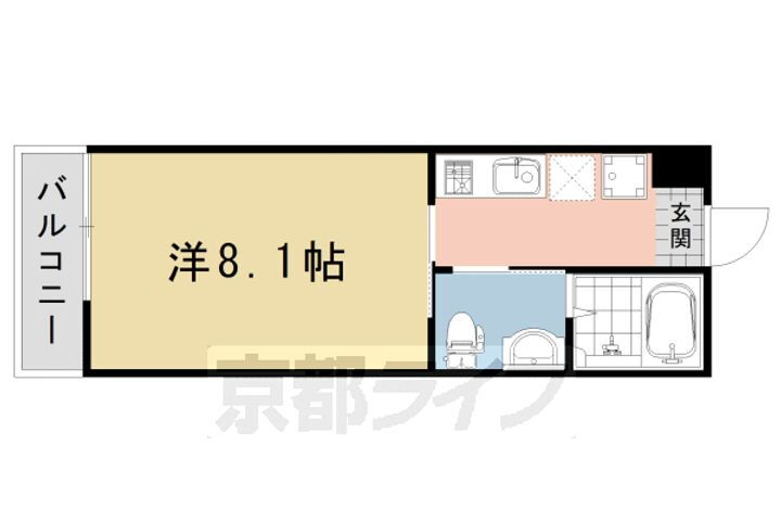 京都府京都市中京区西ノ京中御門東町 円町駅 1K マンション 賃貸物件詳細
