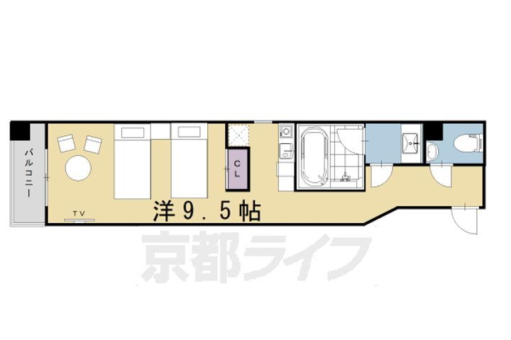 京都府京都市中京区朝倉町 京都市役所前駅 1K マンション 賃貸物件詳細