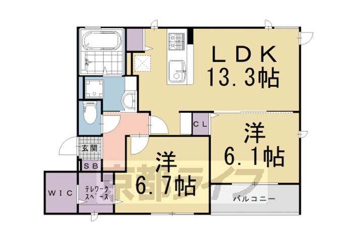 京都府京都市東山区二町目 三条駅 2LDK アパート 賃貸物件詳細