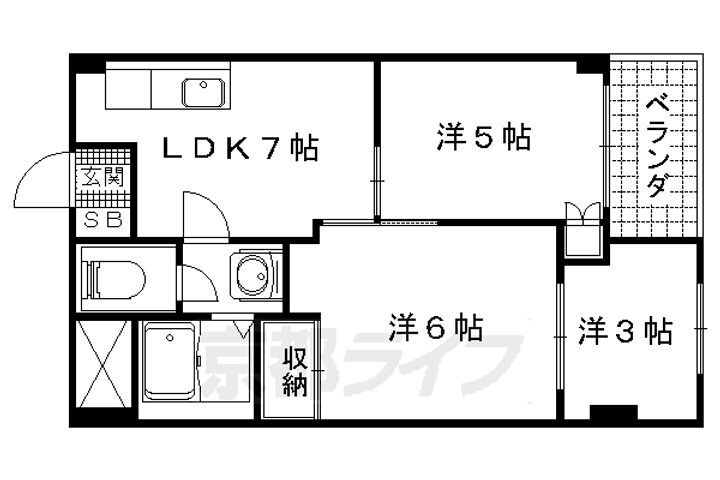京都府京都市伏見区醍醐下山口町 石田駅 3LDK マンション 賃貸物件詳細