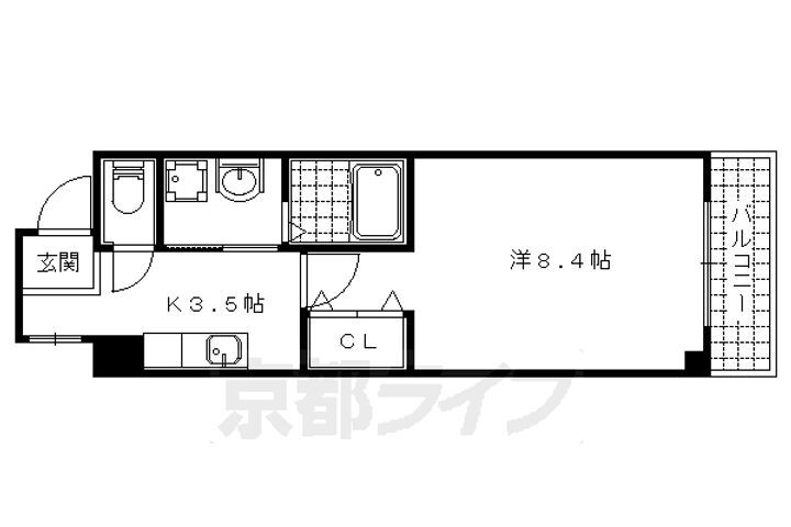 京都府京都市伏見区石田大受町 石田駅 1K マンション 賃貸物件詳細