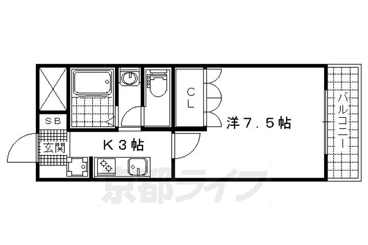 京都府京都市伏見区小栗栖森本町 石田駅 1K マンション 賃貸物件詳細