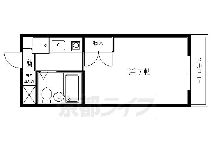 京都府京都市左京区岩倉北桑原町 国際会館駅 1K マンション 賃貸物件詳細