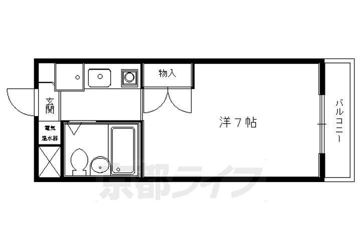 パルティーレⅠ 2階 1K 賃貸物件詳細