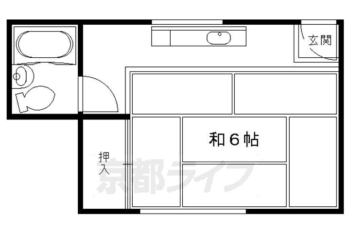 京都府京都市左京区岡崎天王町 蹴上駅 1K アパート 賃貸物件詳細