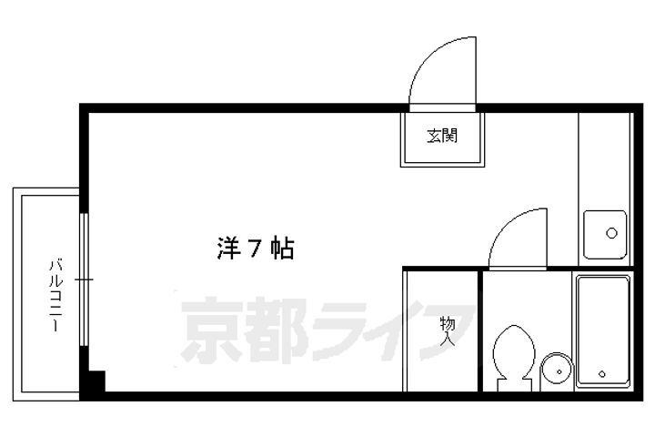 京都府京都市左京区吉田泉殿町 出町柳駅 1K マンション 賃貸物件詳細