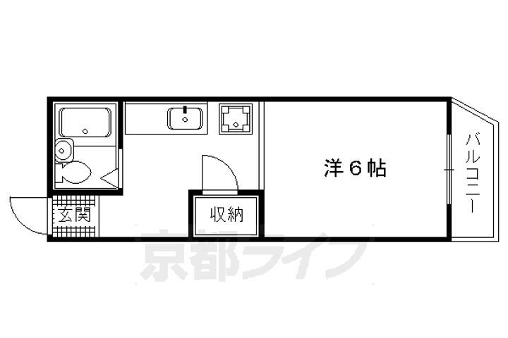 京都府京都市左京区下鴨西本町 北山駅 1K マンション 賃貸物件詳細