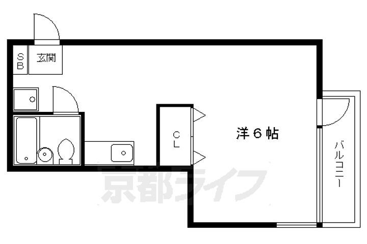 京都府京都市左京区松ケ崎東町 松ヶ崎駅 1DK マンション 賃貸物件詳細