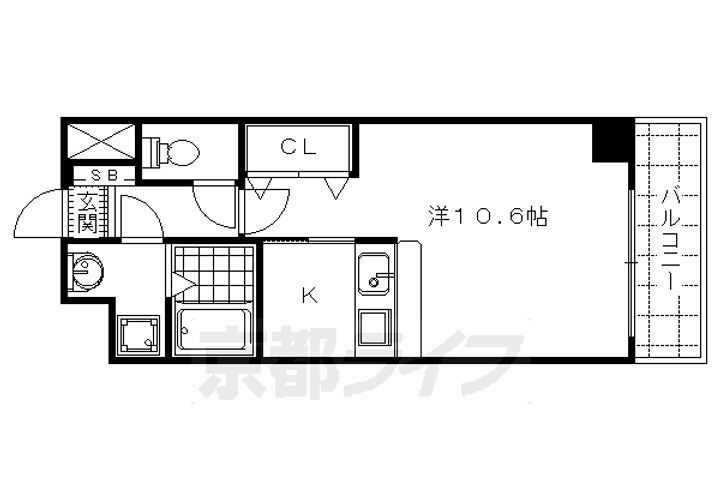 京都府京都市中京区西ノ京銅駝町 二条駅 1K マンション 賃貸物件詳細