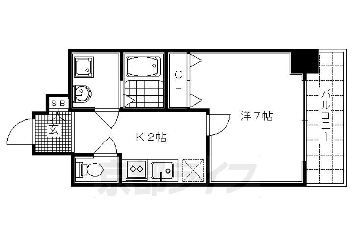 京都府京都市右京区梅津南広町 太秦天神川駅 1K マンション 賃貸物件詳細