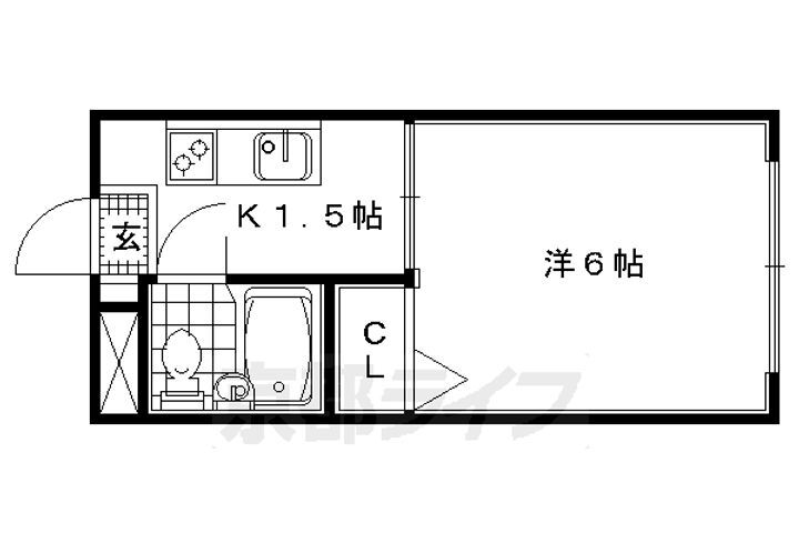 京都府京都市中京区壬生下溝町 西院駅 1K マンション 賃貸物件詳細