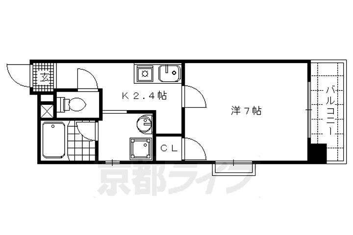 京都府京都市中京区壬生御所ノ内町 大宮駅 1K マンション 賃貸物件詳細