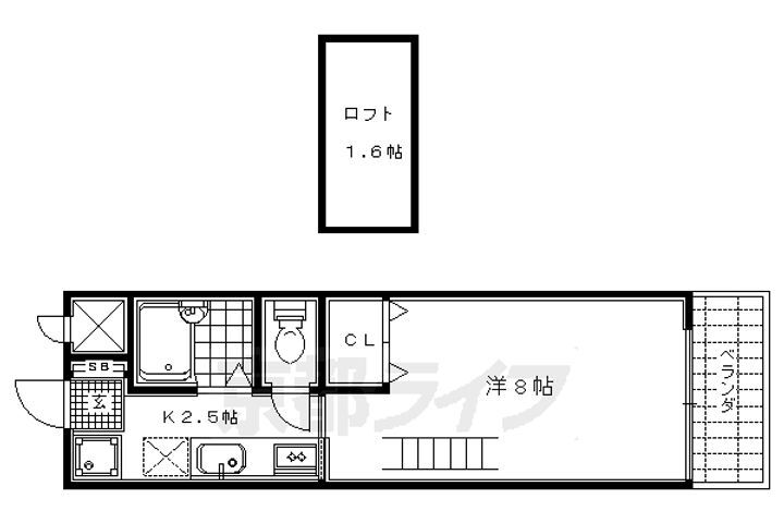 京都府京都市右京区太秦堀ケ内町 太秦駅 1K アパート 賃貸物件詳細