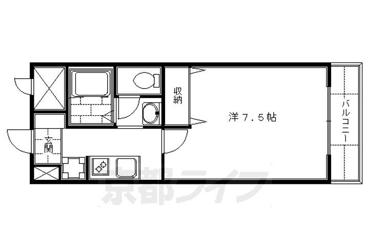 京都府京都市伏見区竹田藁屋町 伏見駅 1K マンション 賃貸物件詳細