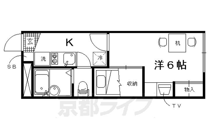 京都府京都市北区西賀茂鹿ノ下町 北山駅 1K アパート 賃貸物件詳細