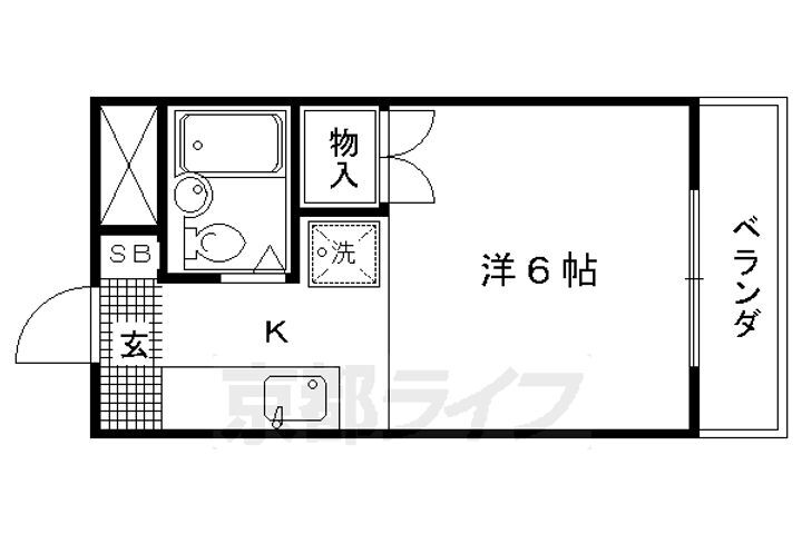 京都府京都市北区上賀茂南大路町 北山駅 1K アパート 賃貸物件詳細