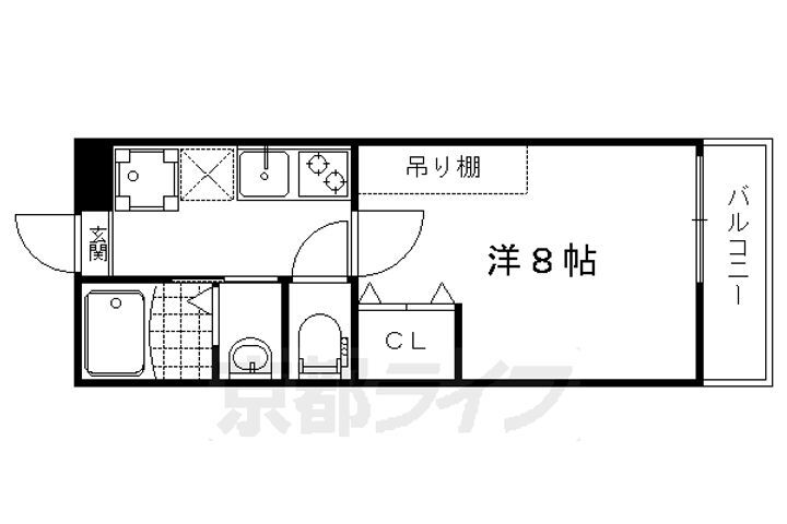 京都府京都市上京区伊勢殿構町 今出川駅 1K マンション 賃貸物件詳細