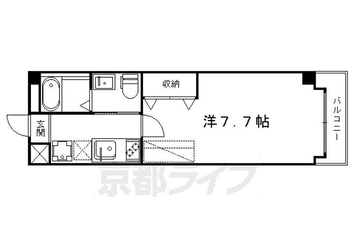 京都府京都市上京区革堂町 今出川駅 1K マンション 賃貸物件詳細