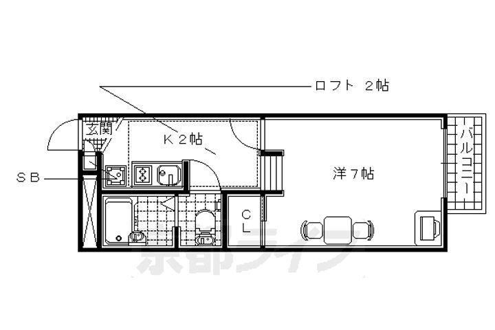 京都府京田辺市宮津佐牙垣内 近鉄宮津駅 1K アパート 賃貸物件詳細