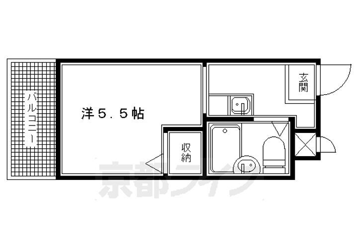 京都府京都市左京区高野竹屋町 茶山・京都芸術大学駅 1K マンション 賃貸物件詳細