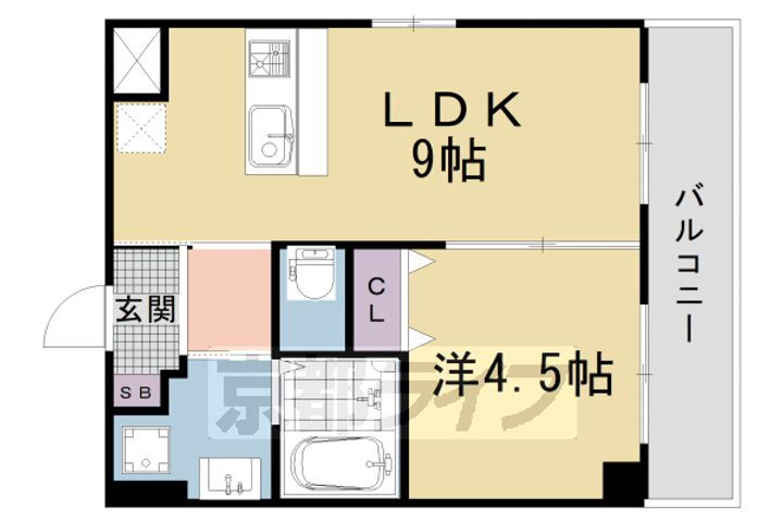 京都府京都市中京区壬生神明町 二条駅 1LDK マンション 賃貸物件詳細