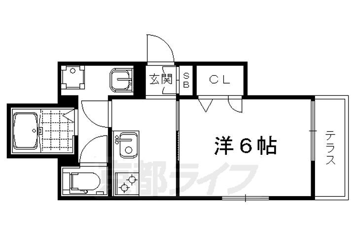 京都府京都市右京区梅津後藤町 太秦天神川駅 1K アパート 賃貸物件詳細