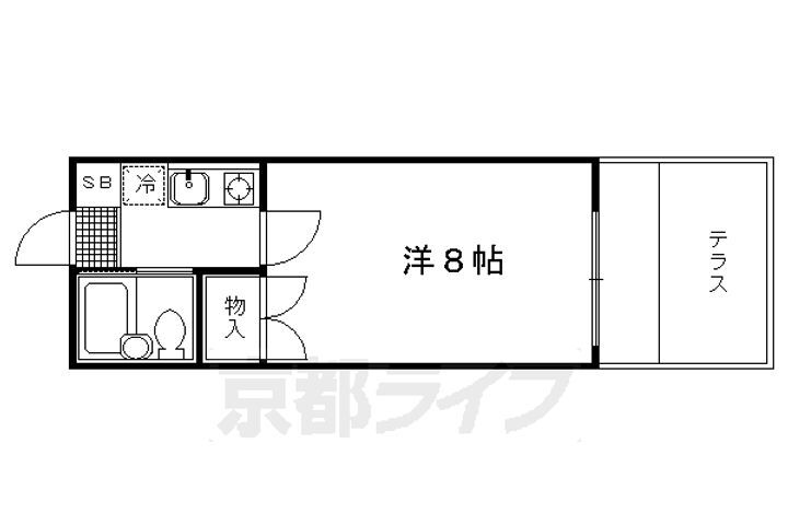 京都府京都市左京区岩倉中町 国際会館駅 1K マンション 賃貸物件詳細
