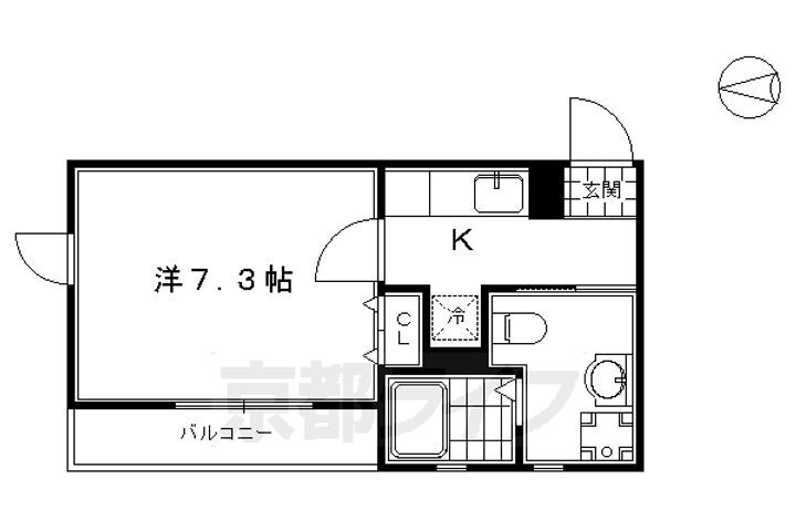 京都府京都市中京区西ノ京西中合町 西大路御池駅 1K マンション 賃貸物件詳細