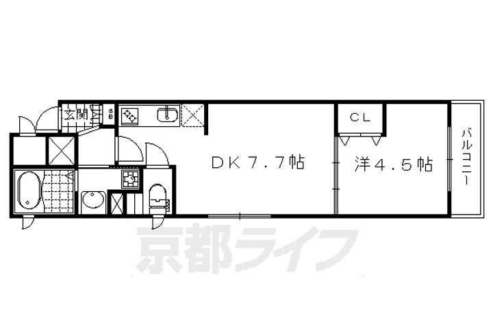 京都府京都市上京区芝薬師町 今出川駅 1DK マンション 賃貸物件詳細