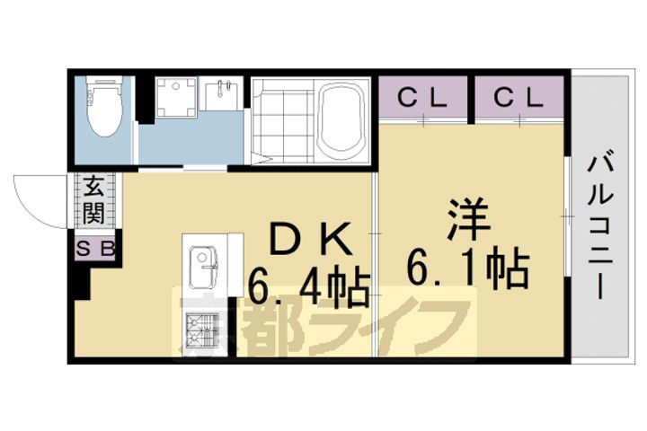 京都府京都市北区大北山原谷乾町 宇多野駅 1DK アパート 賃貸物件詳細