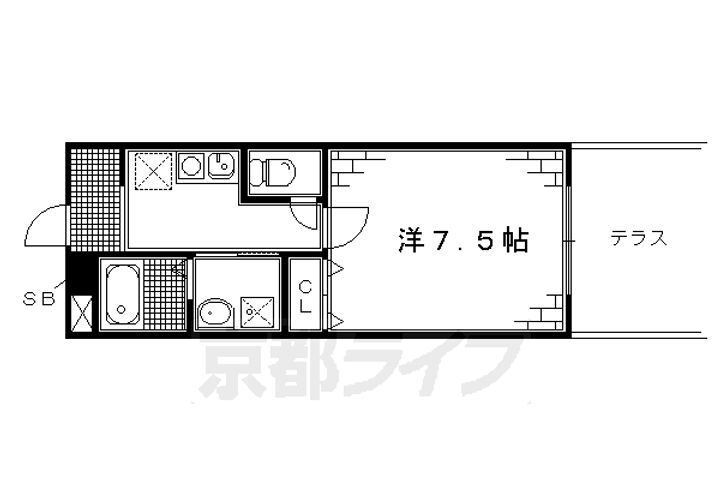 京都府京都市伏見区深草野田町 藤森駅 1K アパート 賃貸物件詳細