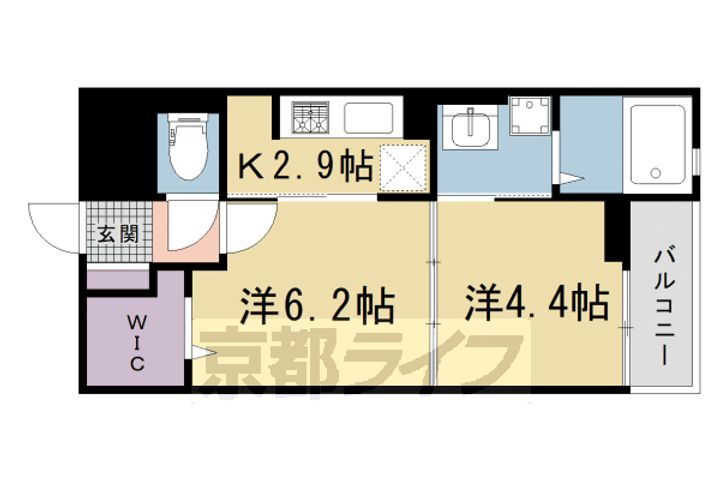 京都府京田辺市薪畠 大住駅 1DK マンション 賃貸物件詳細