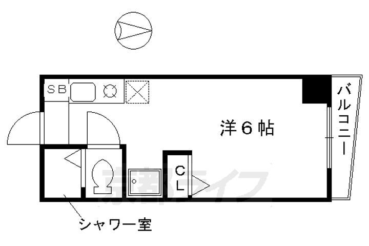 京都府京都市下京区升屋町 五条駅 1K マンション 賃貸物件詳細