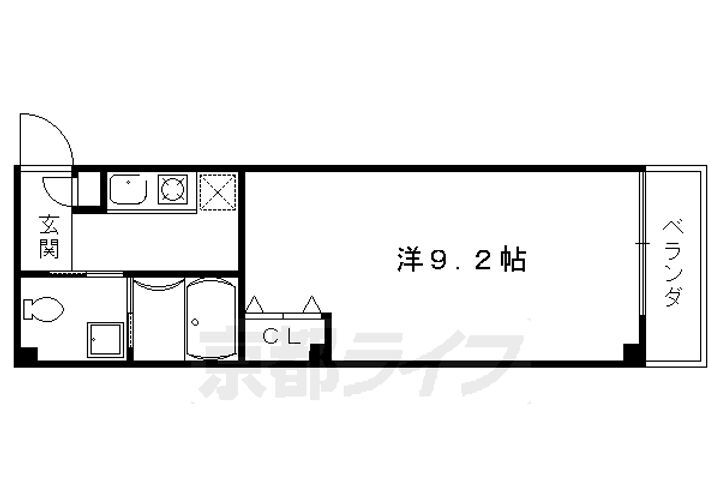 京都府京都市下京区四本松町 五条駅 1K マンション 賃貸物件詳細